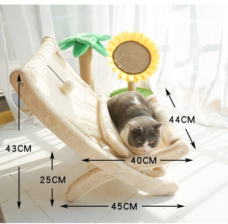 Midoora™ Luxury Pet Sofa Bed – Cozy Sunbathing Chair for Cats - Midoora store