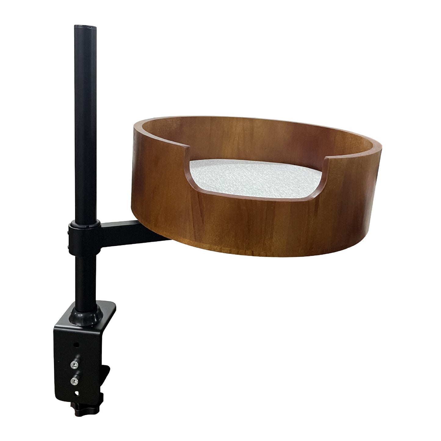 Midoora™ Floating Comfort Cat Nest – Round Suspended Bed for Desk & Shelf Corners - Midoora store
